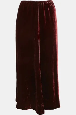 Alexander McQueen Velvet Maxi Skirt M