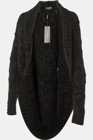 Dolce & Gabbana Lurex Cashmere & Angora Knit Circle Cardigan S