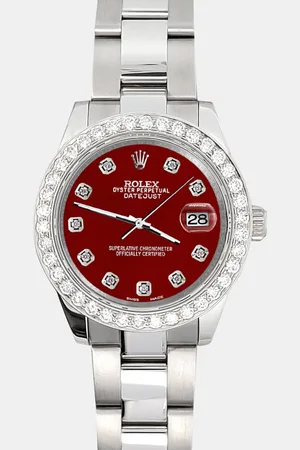 Rolex Custom Imperial 1.6ct Diamonds Stainless Steel Datejust 178240 Automatic Women