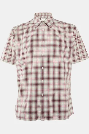 Saint Laurent Checked Cotton Short Sleeve Shirt XL