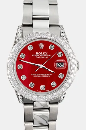 Rolex Custom 2.1ct Diamonds Stainless Steel Datejust Automatic Women