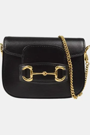 Gucci Leather Horsebit Shoulder Bag