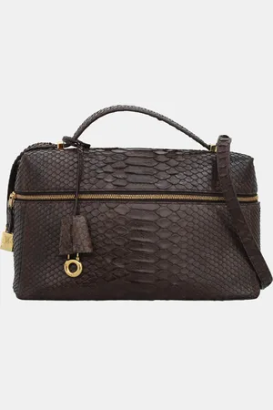 Loro Piana Dark Python L27 Extra Bag