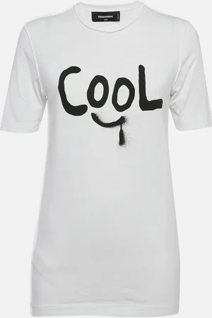 OFF-WHITE Printed Cotton Twisted Renny Fit T-Shirt XXS