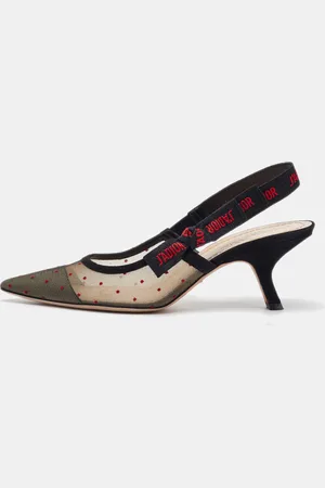 Dior Polka Dots Mesh and Suede J