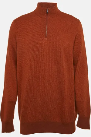 Loro Piana Cashmere Roadster Mezzocollo Sweater XXXL