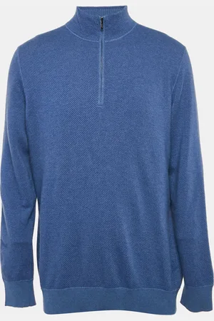 Loro Piana Cashmere Roadster Mezzocollo Sweater XXXL