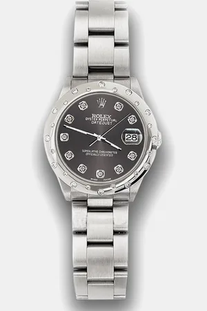Rolex Custom Diamond Stainless Steel Datejust 78240 Automatic Women