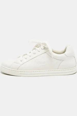 Fendi Leather Lace Up Sneakers Size 36.5