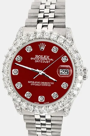 Rolex Custom Imperial 2.95ct Diamond Stainless Steel Datejust Automatic Women