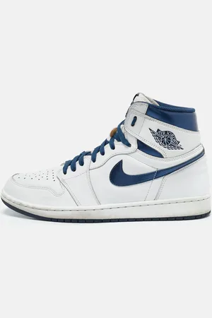 Nike Leather Jordan 1 Retro High OG Sneakers Size 44