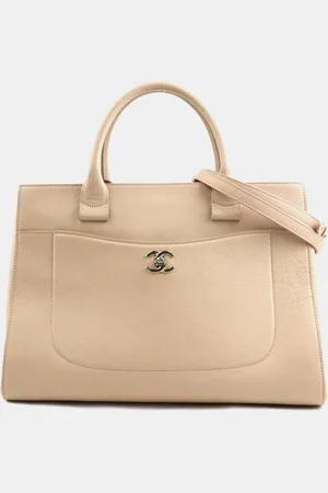 CHANEL Leather Neo Executive Tote Bag
