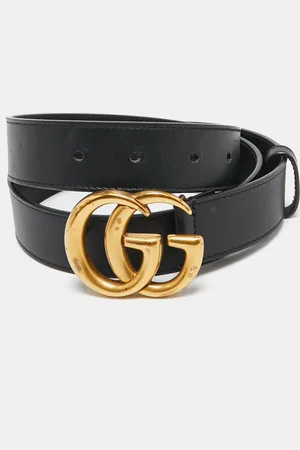 Gucci Leather Interlocking G Buckle Belt 85CM