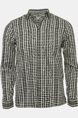 Kenzo /White Printed Cotton Button Front Shirt S