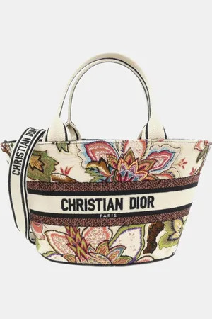 Dior Canvas Albero Della Vita Handbag