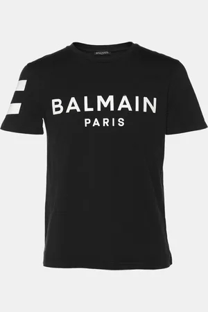 Balmain Cotton Logo Print T-Shirt S