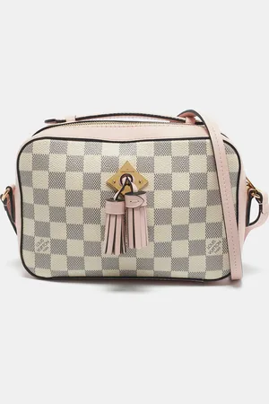 LOUIS VUITTON Damier Azur Canvas Saintonge Bag