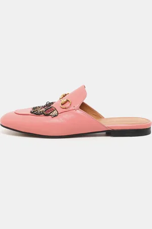 Gucci Leather Princetown Mules Size 38.5