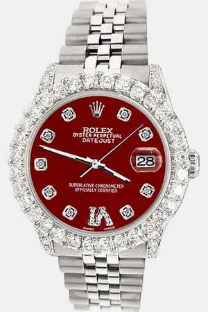 Rolex Custom Imperial 2.95ct Diamond Stainless Steel Datejust Automatic Women