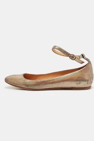 Isabel Marant Suede Ankle Strap Ballet Flats Size 38