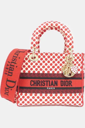 Dior Canvas Amour Lady D-Light Medium Handbag