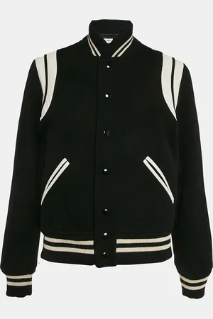 Saint Laurent Wool Varsity Jacket M