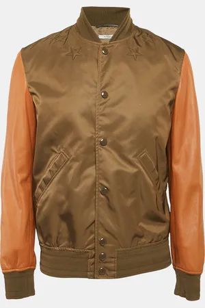 Givenchy Nylon & Leather Bomber Jacket M