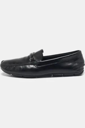 Prada Leather Slip On Loafers Size 43