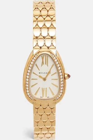 Bvlgari Diamond 18k Yellow Gold Serpenti Seduttori 103147 Women