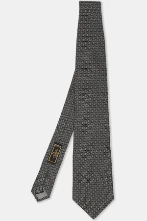 Fendi FF Patterned Silk Tie