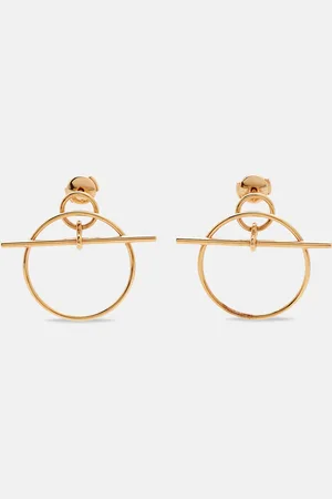 Hermès 18K Rose Loop Small Model Earrings