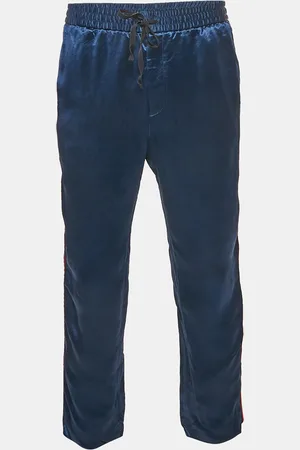 Gucci Satin Web Tape Trimmed Joggers XL
