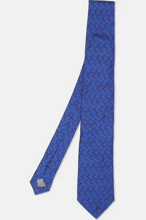 Dunhill Printed Mulberry Silk Tie