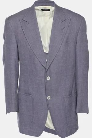 Tom Ford Linen Blend Single Breasted Blazer L