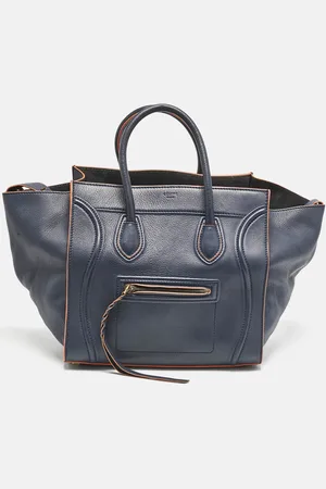 Céline Midnight Leather Medium Phantom Luggage Tote