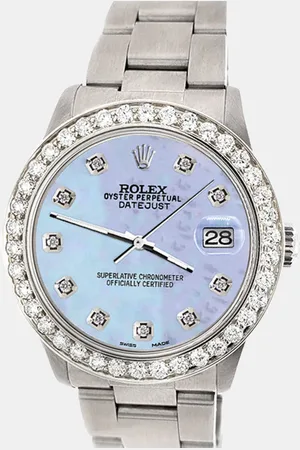 Rolex Custom MOP 1.62ct Diamond Stainless Steel Datejust Automatic Women
