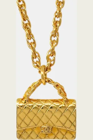 CHANEL Bag Chain Pendant Necklace
