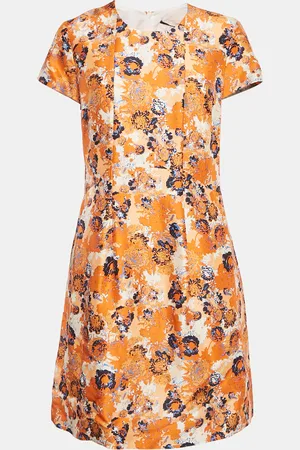 HUGO BOSS Floral Print Silk Short Dress M