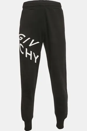 Givenchy Logo Embroidery Cotton Knit Joggers S