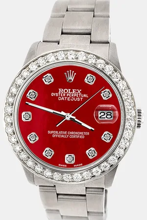 Rolex Custom MOP 1.62ct Diamond Stainless Steel Datejust Automatic Women