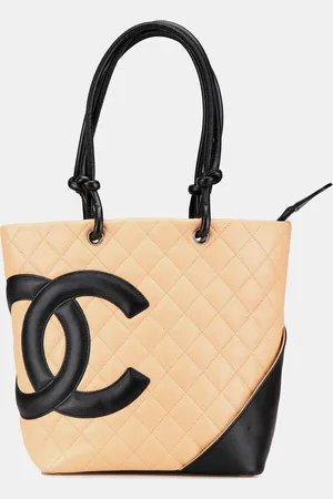 CHANEL Medium Lambskin Cambon Ligne Tote Bag