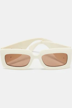 Gucci Ivory GG0811S GG Rectangle Sunglasses