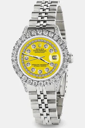 Rolex Custom 2.35CT Diamond Stainless Steel Datejust Automatic Women