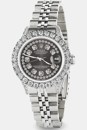 Rolex Custom 2.35CT Diamond Stainless Steel Datejust Automatic Women