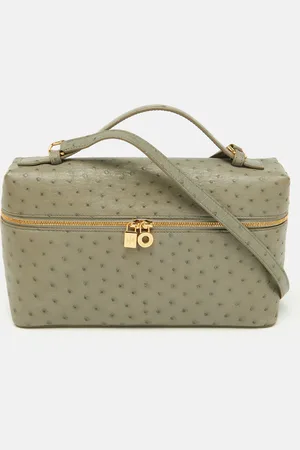 Loro Piana Light Ostrich Extra Pocket L27 Bag