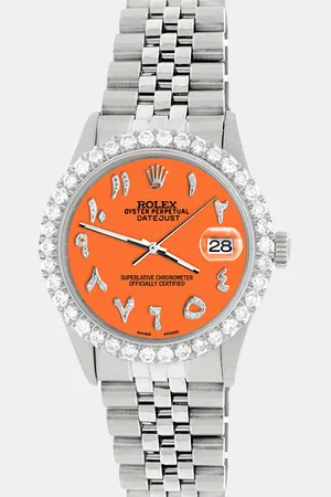 Rolex Custom Pastel 3.35CT Diamond Stainless Steel Datejust Automatic Men