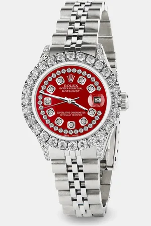 Rolex Custom MOP 2.35CT Diamond Stainless Steel Datejust Automatic Women