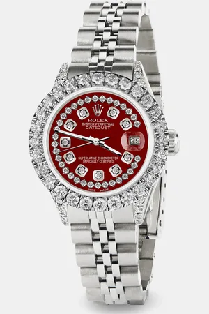Rolex Custom 2.35CT Diamond Stainless Steel Datejust Automatic Women