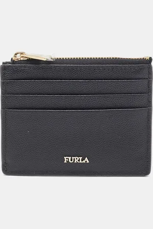 Furla Leather Camelia Zipped Card Holder