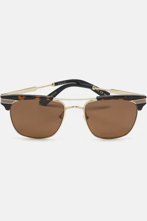 Gucci Tortoise GG0287S Aviator Sunglasses